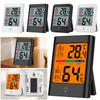Digital Room Thermometer Backlight Magnetic Thermometer Hygrometer Large Screen Home Humidity Meter Precise for Indoor Bedroom