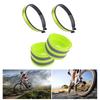 4pcs Reflective Bicycles Wide Pant Clip Sports Running Waist Ankle Belt Cycling Accessories