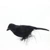 Simulation Crow Ornament Halloween Crow Props Simulation Feather Bird Ghost Festival Supplies Ornaments Decoration 16*10*6cm,17g