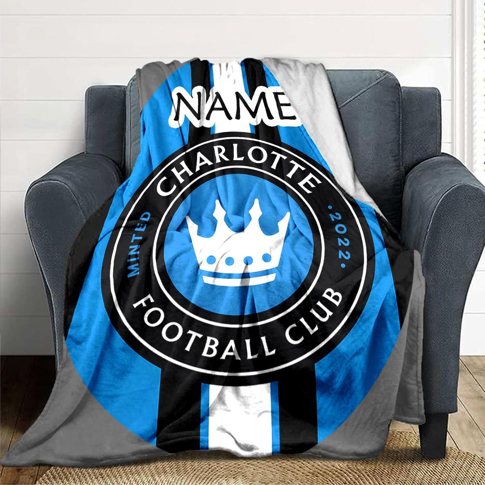Custom Name Lion Crest Badge blanket for Couch & Bed, Plush Cozy Fuzzy Blanket Super Soft & Warm Blankets for Fall and Winter. 0908283