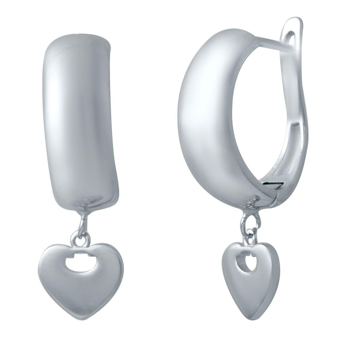 

Срібні сережки без каміння (2029694)