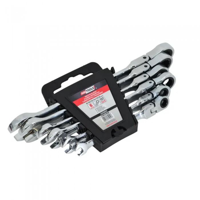 AW Tools Ratsche Schraubenschlüssel Set (Packung mit 6)