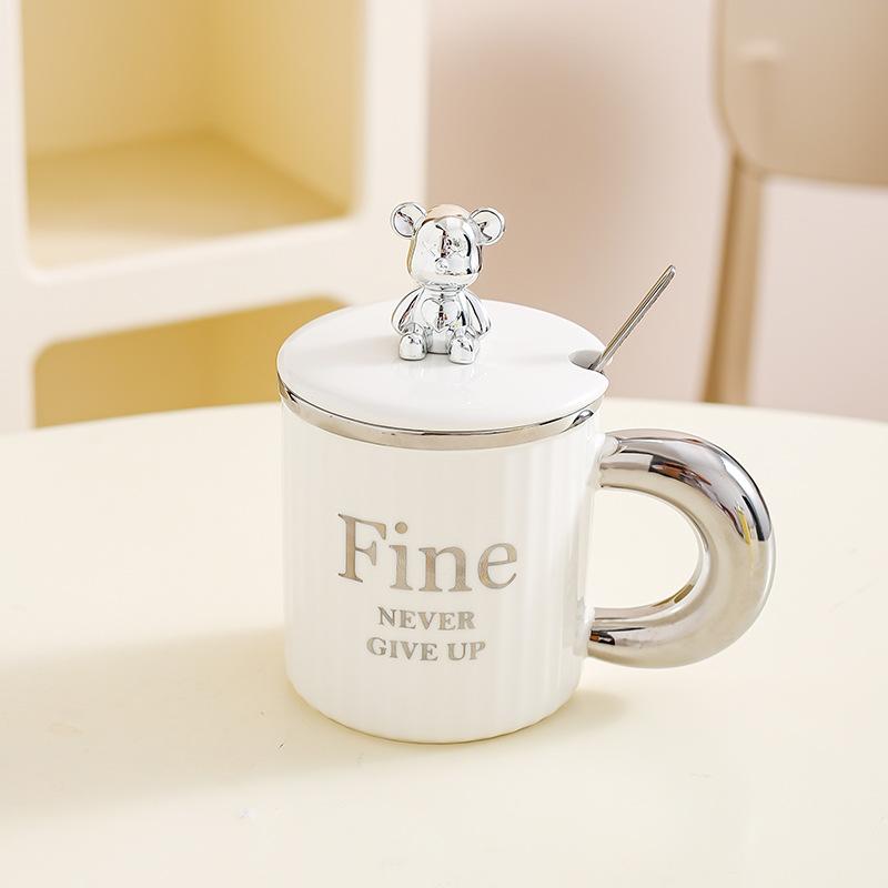 

Креативная керамическая кружка в скандинавском стиле Подарок в офис Кружка для кофе Кружка для воды Кружка для пары Стиль для пары Сильная Сильная Сильная 301-400ml