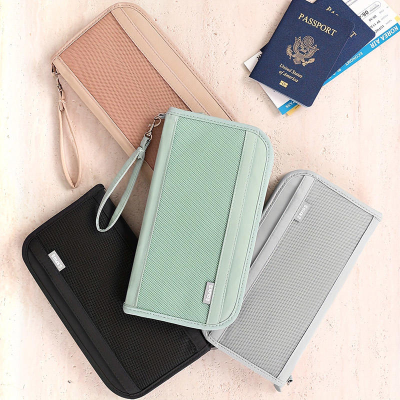 Large Capacity Portable Travel Boarding Passport Holder Wallet Multifunctional Document Organizer Credit Cards Case for Women Men