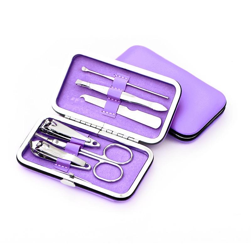 Home Candy Color Manicure Set Conjunto de manicure Conjunto de 6 peças Cortador de unhas Conjunto