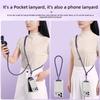 Adjustable Detachable Crossbody Strap for Mobile Phones and Pocket 3 Cameras Secure Anti Loss Design Phone Chain Lanyard