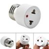 E27 To EU US Converter Lamp Socket Screw Bulb Base Converter European America Socket Prong Plug Q9C5