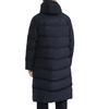 Anta Letter Print Hidden Zipper Long Hooded Down Jacket Men Outerwear Black 952248911-2