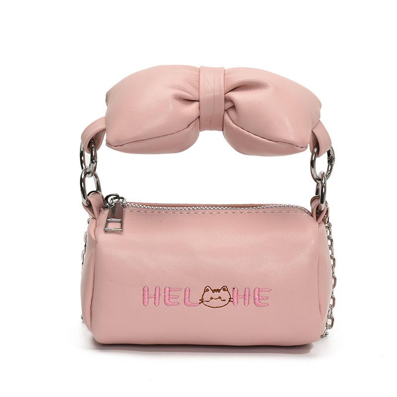 Mini small bag women's 2025 new Mori girl fashion bow foreign style versatile chain messenger small square bag