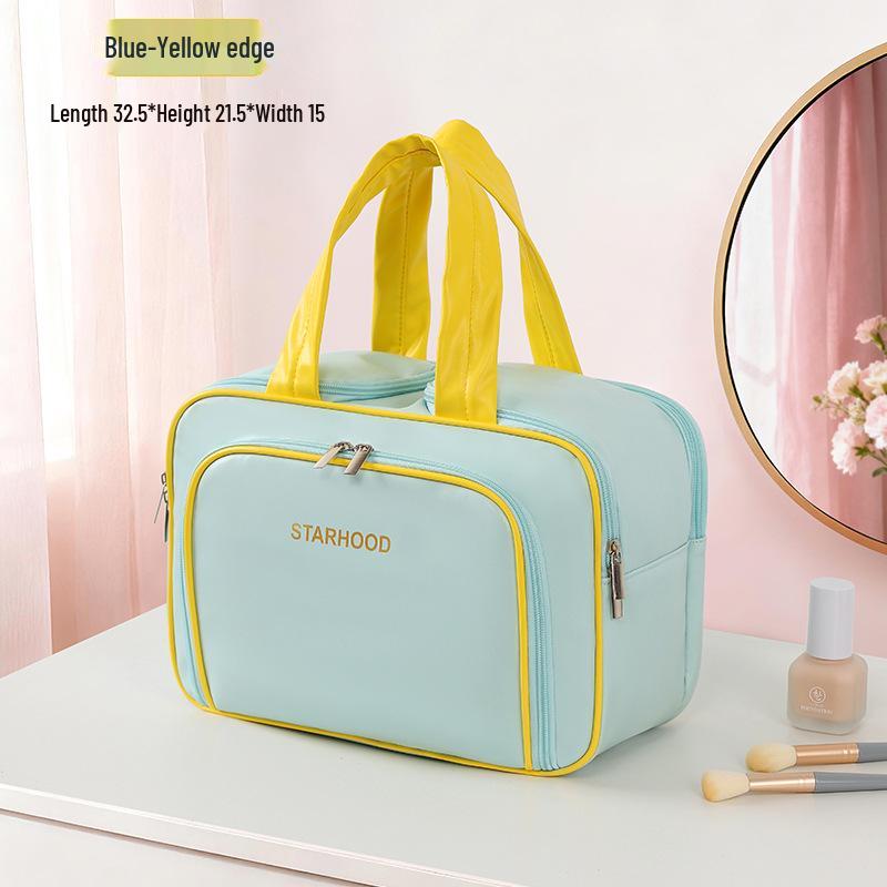 Large Capacity Multi-functional Makeup Bag with Multi-layer Compartments - Portable Travel Toiletry Storage Bag