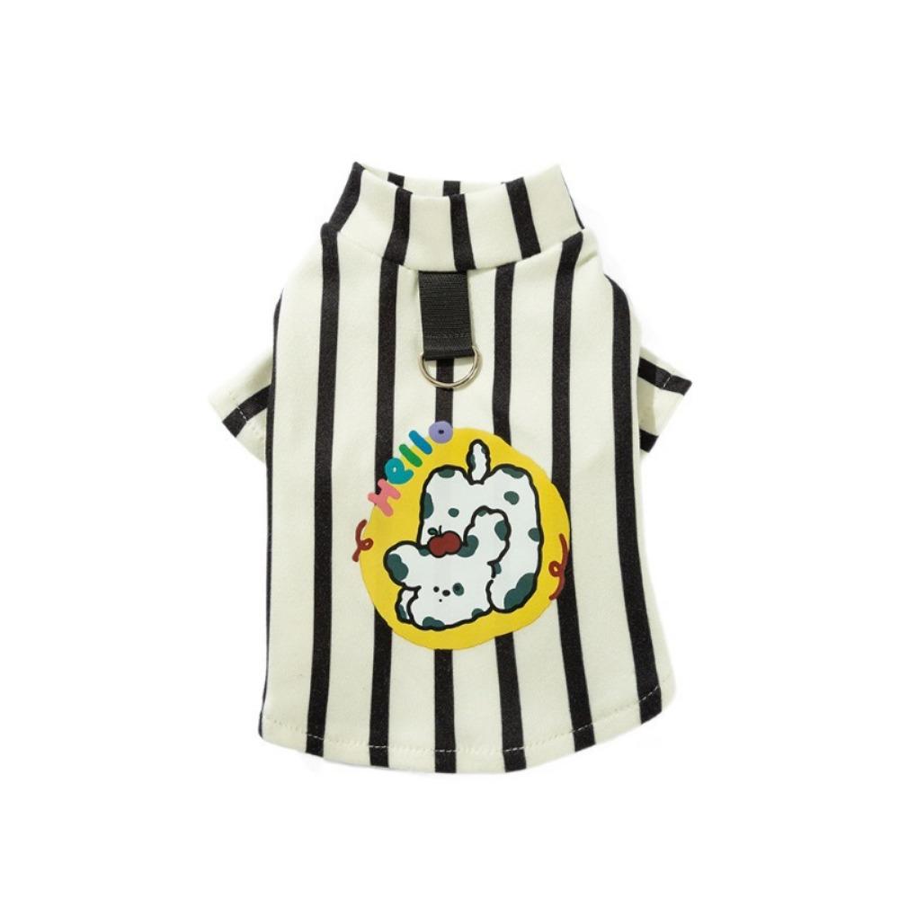 New cat clothes early autumn thin striped bottoming shirt into a cat kitten two-legged sweater German cat pet clothes