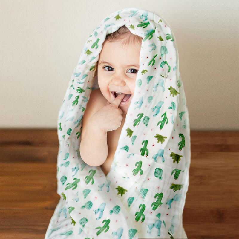 1 Premium Bambus Pucktuch Leichte Decke