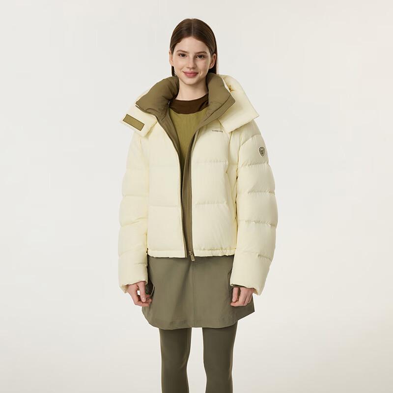 Tanboer Women's Color-Block Short Down Jacket TB5530328D