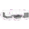 8 Piece Rattan Lounge Set with Cushions GENDT Natural Rattan Kubu Grey