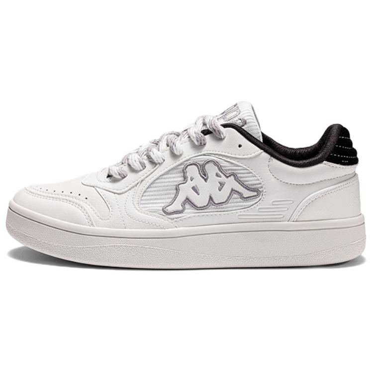Kappa Comfortable Lightweight Slip-Resistant Durable Low-Top Casual Shoes Unisex sneaker White Gray K0EY5CC80-012