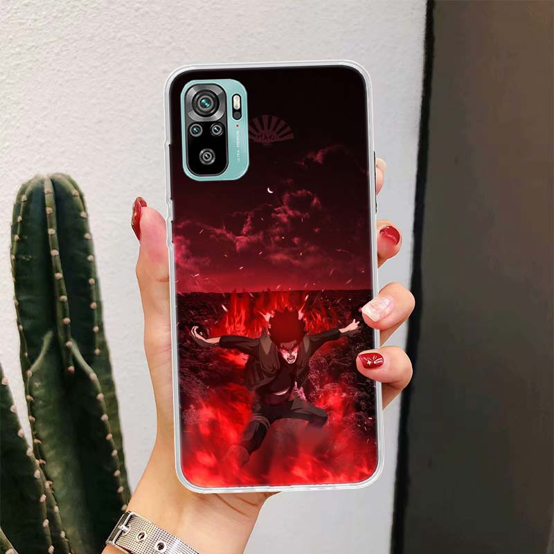 Anime Naruto Yondaime Hokage For Xiaomi Redmi Note 10S 10 11S 11 9S 9 8T 8 Pro Phone Case 11T 5G 11E 9T 7 6 5 5A 4X Fundas Cover