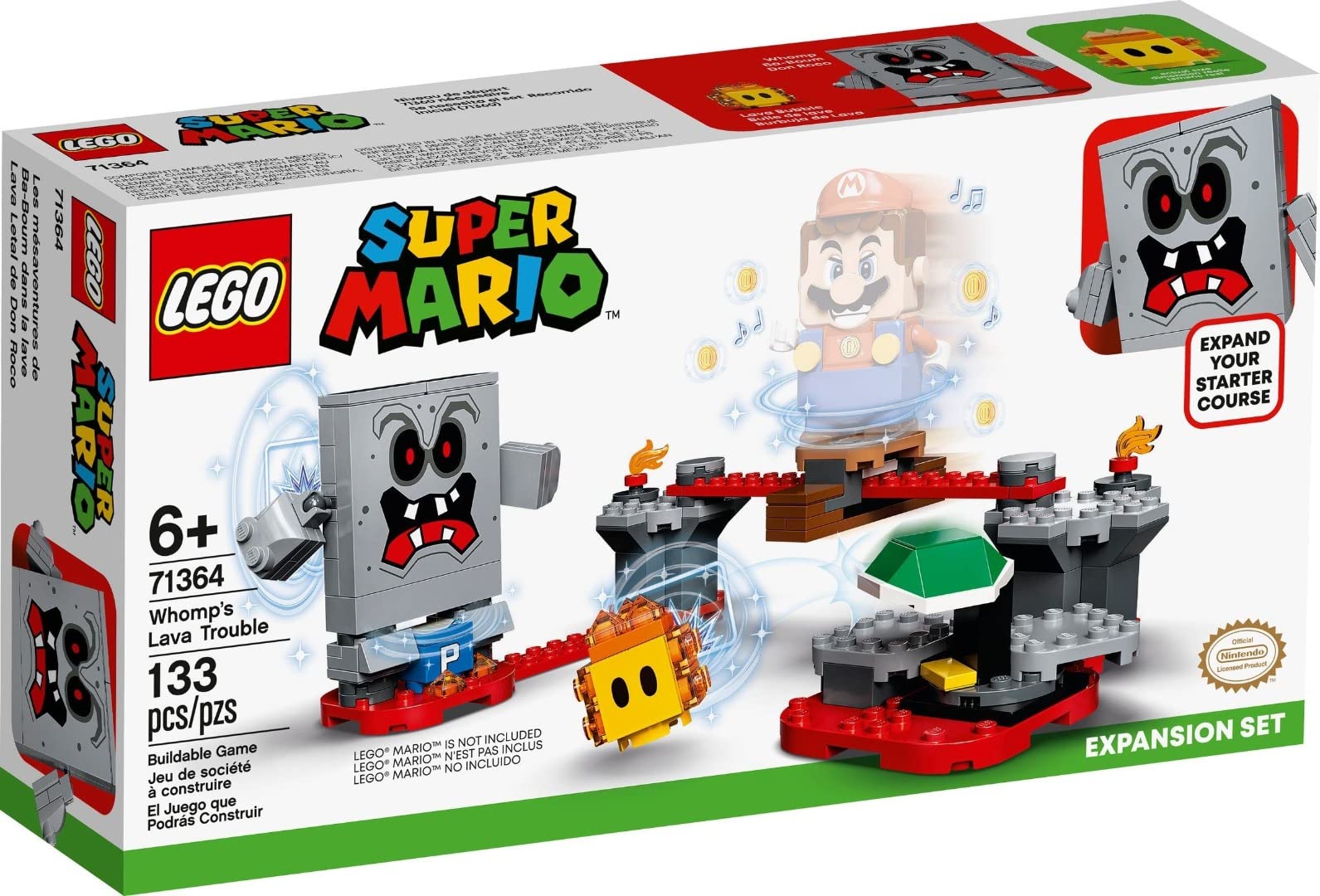 LEGO Super Mario Испытание Магмы Бэтмена 71364