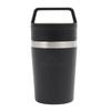STANLEY Cafe To-Go Vacuum Mug 0.23L Stainless Steel Lid Cup 230ml Keeps Cold Hot Water Bottle Tumbler Outdoor Office Coffee 10-12079 Black