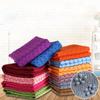 Portable Anti-slip Sweat-absorbent Yoga Mat Towel Cloth Mat Ultra-thin Yoga Blanket Towel Blanket Workout with Pouch