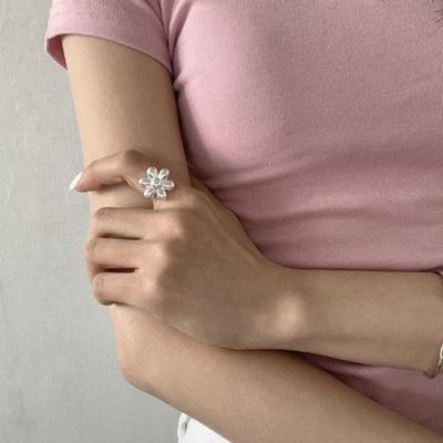 Mosxe [925silver] Sunflower Ring