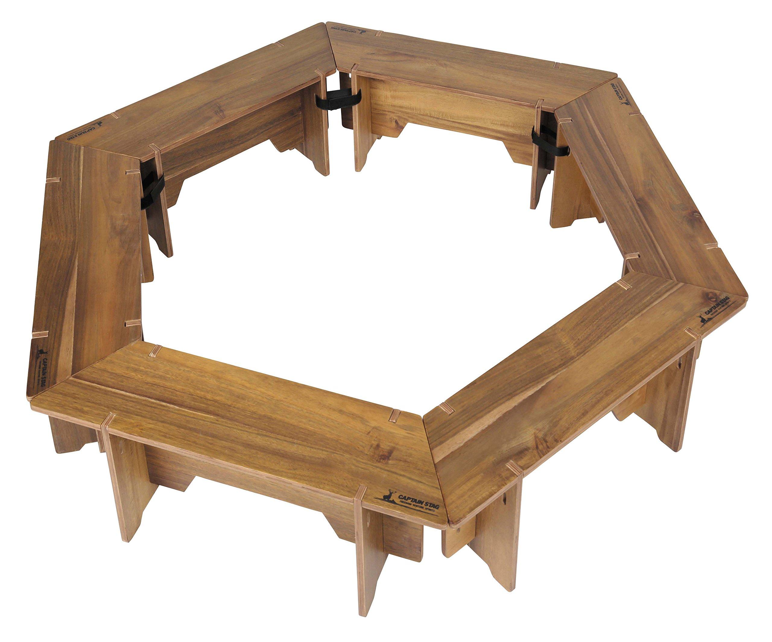

CAPTAIN STAG Table Hexa Grill Table Set with Storage Bag CS Classics UP-1038