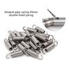 43mm Easy Installation Muffler Exhaust Pipe Spring Motorbike Accessories Stainless Steel Exhaust System Fixing Spring