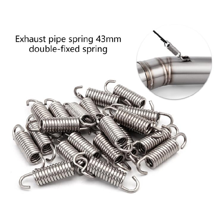 43mm Easy Installation Muffler Exhaust Pipe Spring Motorbike Accessories Stainless Steel Exhaust System Fixing Spring