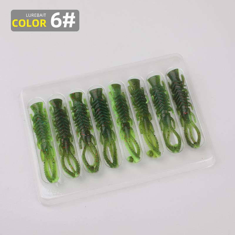 

Мягкая приманка в виде личинки стрекозы для окуня и судака 8 pieces with inner bag