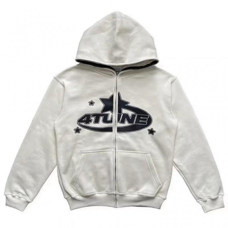 2026 Gothic Y2K Hoodie Men Women Loose Fit Long Sleeve Casual Streetwear