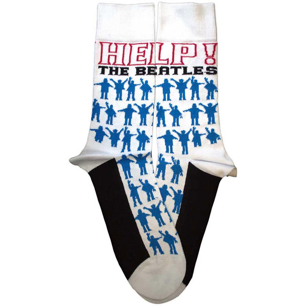 The Beatles Unisex Adult Help Repeat Silhouettes Ankle Socks