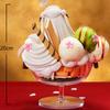 20cm Anime Shiratama Komame figure cute Ice cream girl Action Figure Toy Game Collectible Model Doll pvc Desktop Decoration Gift