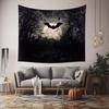 2D HD Print Halloween Night Bat Tapestry Bohemian Home Decor