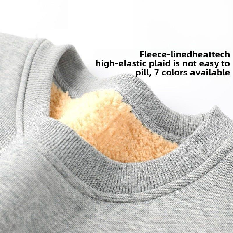Men's & Women's Thick Fleece Sweater - Lamb Fleece, Warm, Round Neck - Perfect for Autumn & Winter