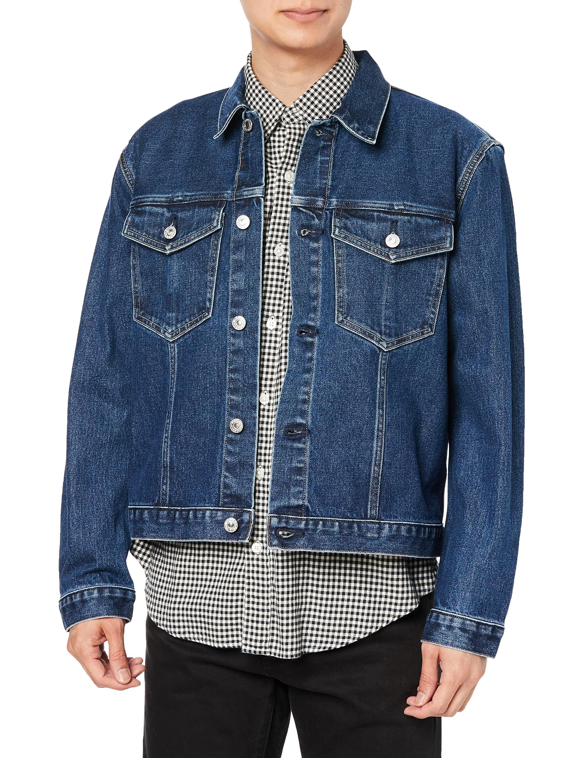 Edwin EQT009 Regular Denim Medium Size M Men s Jacket, Blue,