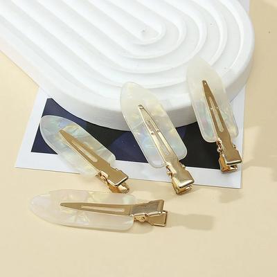 4 PIÈCES/LOT Pinces à Cheveux pour Femmes Frange Latérale Fixe Barrettes Outils de Maquillage Accessoires pour Cheveux Femmes Dames Filles Coiffure Épingle à Cheveux