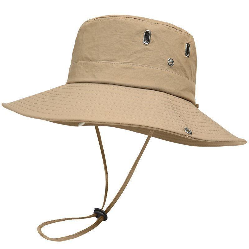Brimmed Big Western Cowboy Hat Sun Protection Outdoor Fishing Cap Travel Gift