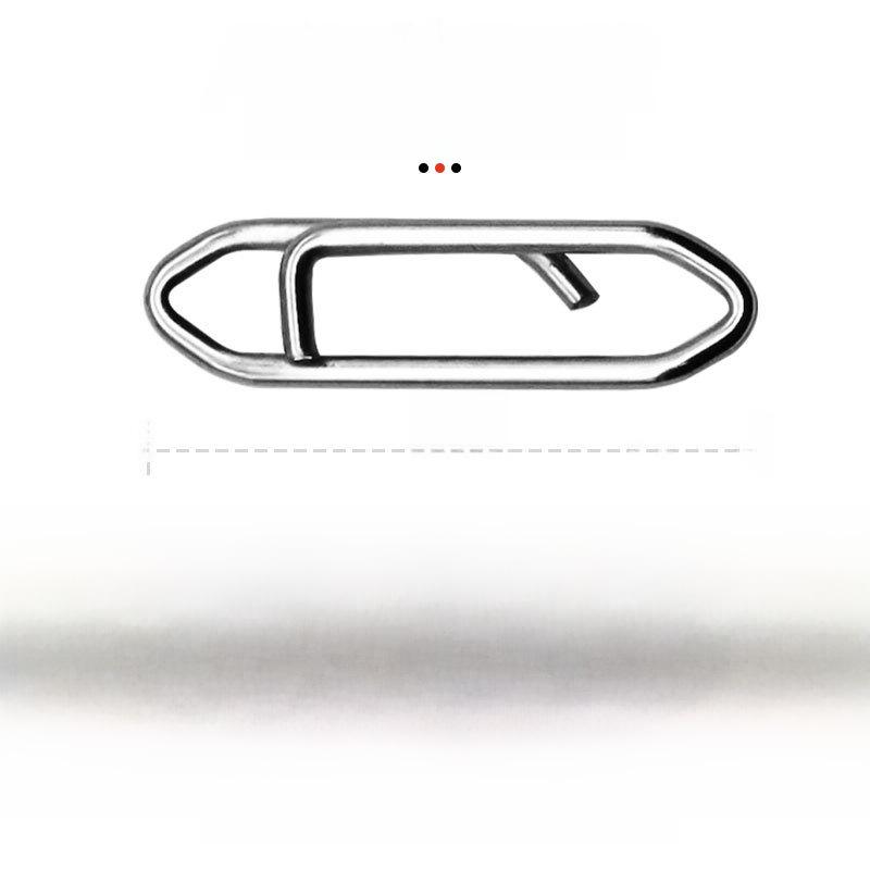 Stainless Steel Quick-Connect Back Pin Lure Ring for Sea Fishing