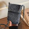 Mini Small Bag Women's Shoulder Crossbody Bag Denim Mobile Phone Bag