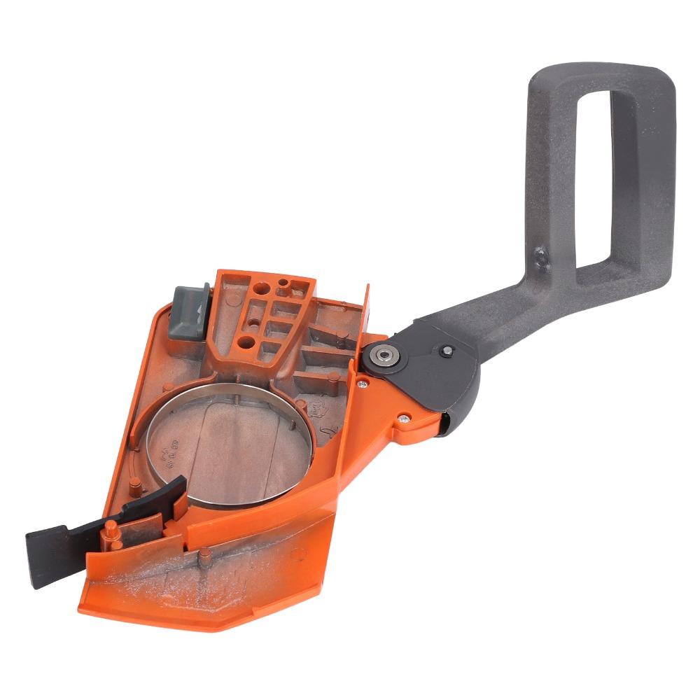 ABS and Iron Chainsaw Cover Orange Compact Chainsaw Parts Side Mounted Easy Installation for Husqvarna 61 66 266 268 272XP