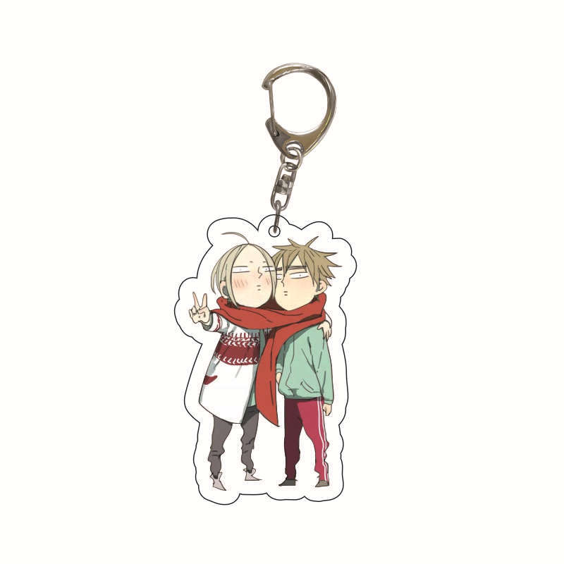 6CM Anime 19 Days Keychain Mo Guanshan Old Xian He Tian Jian Yi Manga Youth Acrylic Pendant Figure Key Chain For Children Gifts