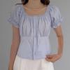 New Arrivals Open Run Women CoTTon Lace Puff Sleeve T shirT