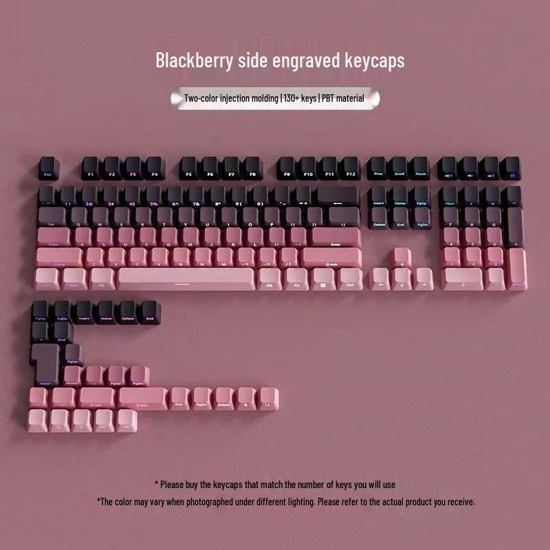 Arctic Side-Printed Translucent PBT Keycaps, Magnetic Switch, Original Height, 130-Piece Set