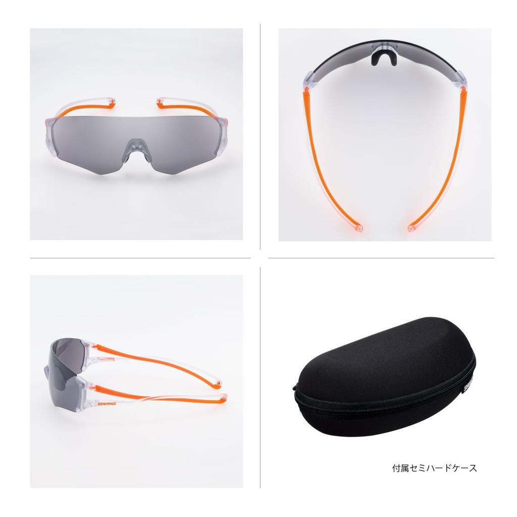 SWANS E-NOX EIGHT8 G2 EN8G2-0701 CSK Silver Mirror Sports Sunglasses Running Marathon Tennis Golf UV Protection Made in Japan