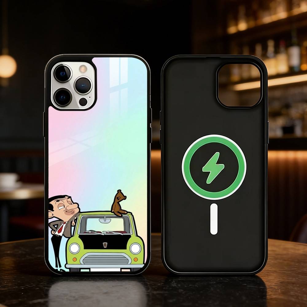 

C-Classic M-Mr B-Bean Phone Case For iPhone 17/16/15/14/13/12/Plus/Pro/Max for Magnetic Wireless Charging iPhone14PROMAX