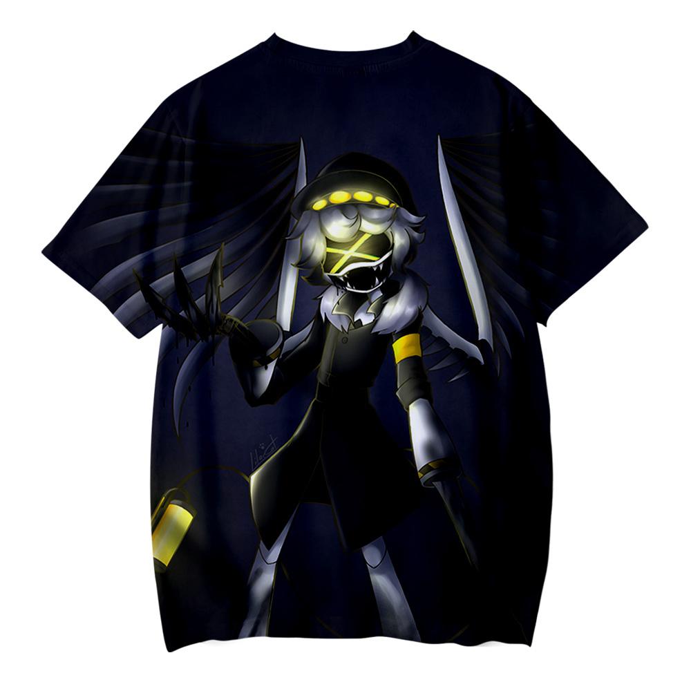Murder Drones Anime Women Men's T-shirts Graphic Shirt Cartoon Printed O-Neck Oversized Short Sleeves Fashion Mens Clothing Streetwear