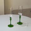 LISM Black Stem Vintage French Champagne Glass