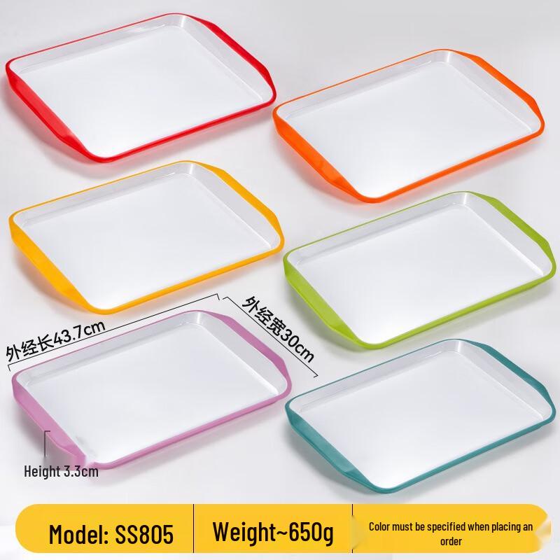 JINMEILI Melamine Rectangular Serving Tray