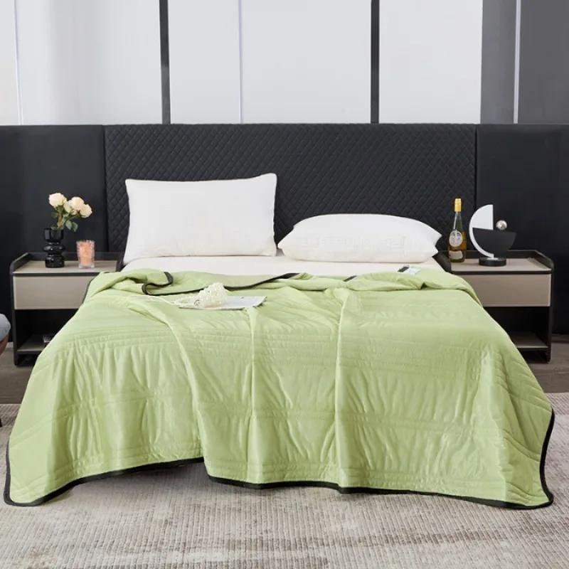 Cool Silk Xia Liang Quilt Class A Maternal and Infant Grade Solid Color Simple Wind Summer Quilt Cold Air Conditioner Quilt
