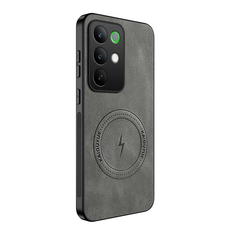 For Realme C85 New Style Leather Phone Case For Realme C85 For Magsafe Magnetic Wireless Charge Cover For Realme C85 Cases Shell