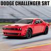 1/24 Scale Dodge Challenger Hellcat SRT Alloy Scale Car Model Diecast Metal Miniature Car Sound and Light Collection Children Toy Vehicle